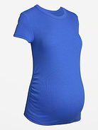 Image 2 de 2, T-shirt ajusté à manches courtes de maternité