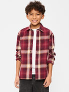 Image number 1 showing, Long-Sleeve Flannel Shirt for Boys