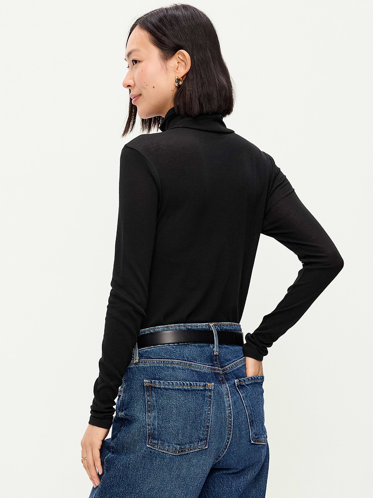 Image 2 of 8, Slim-Fit Ribbed Turtleneck