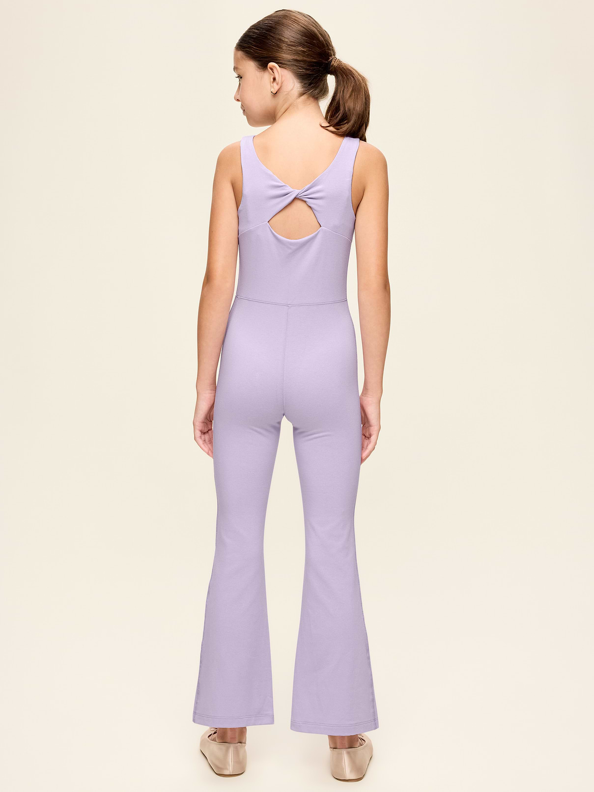 Image number 2 showing, Sleeveless PowerChill Twist-Back Jumpsuit for Girls