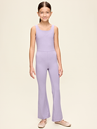 Image number 1 showing, Sleeveless PowerChill Twist-Back Jumpsuit for Girls