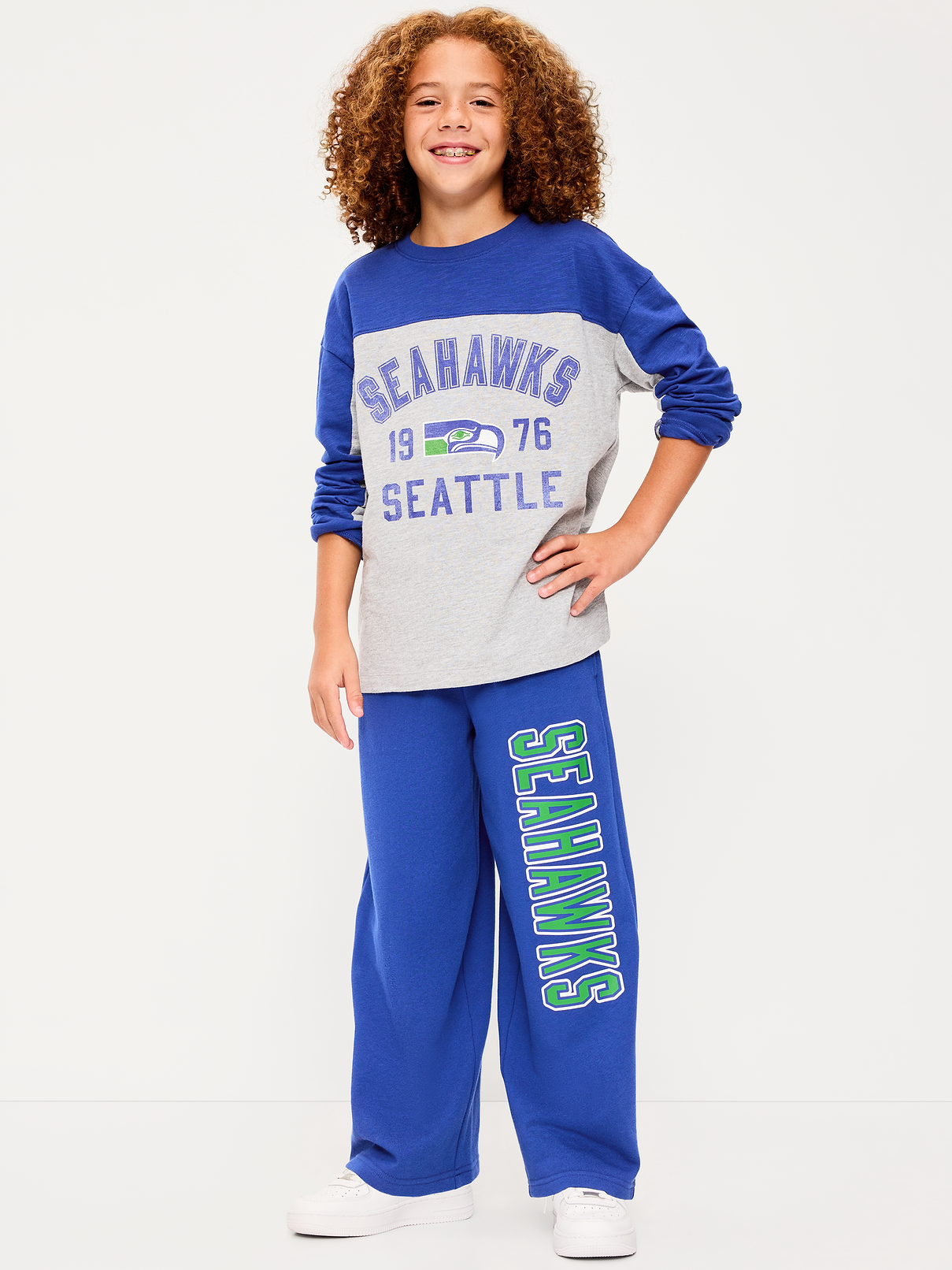Image number 1 showing, Seattle Seahawks Ultra Baggy Sweatpants for Boys