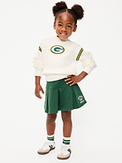 Image number 1 showing, Green Bay Packers French Terry Pleated Skort for Toddler Girls