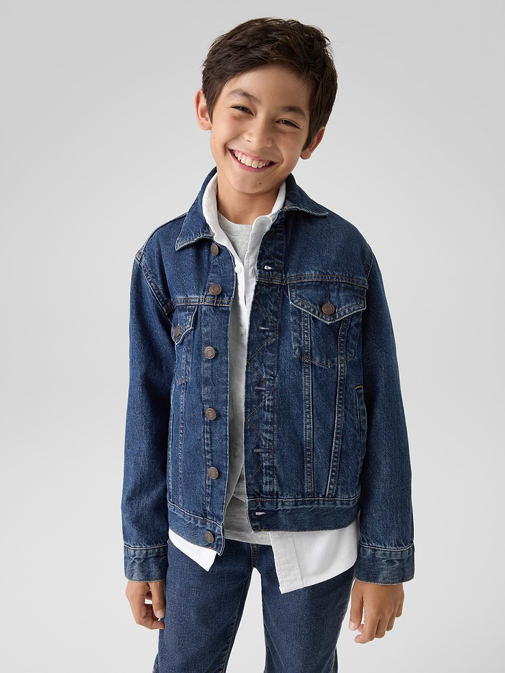 Image number 1 showing, Kids Relaxed Icon Denim Jacket