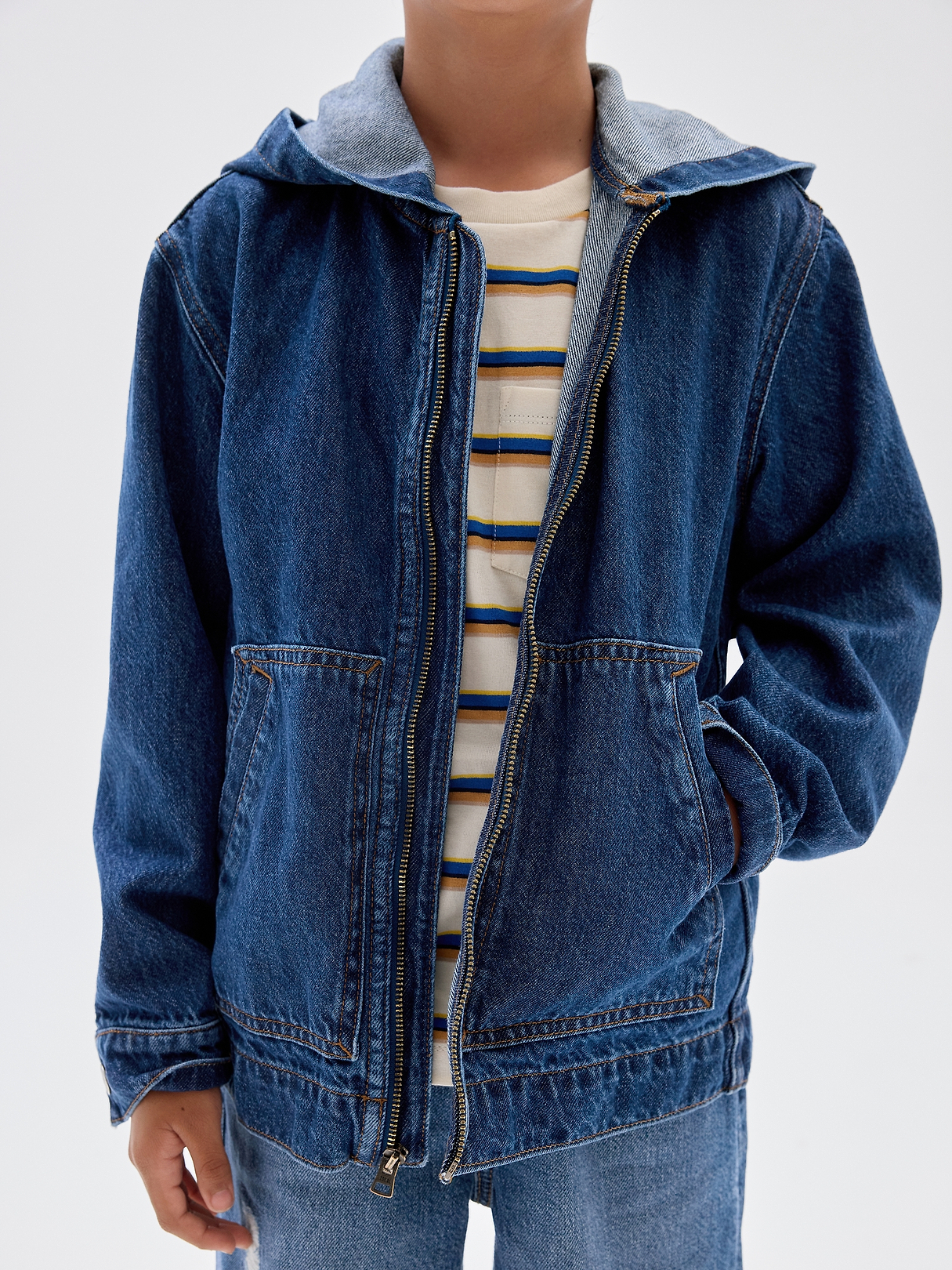 Kids Denim Utility Jacket | Gap Factory