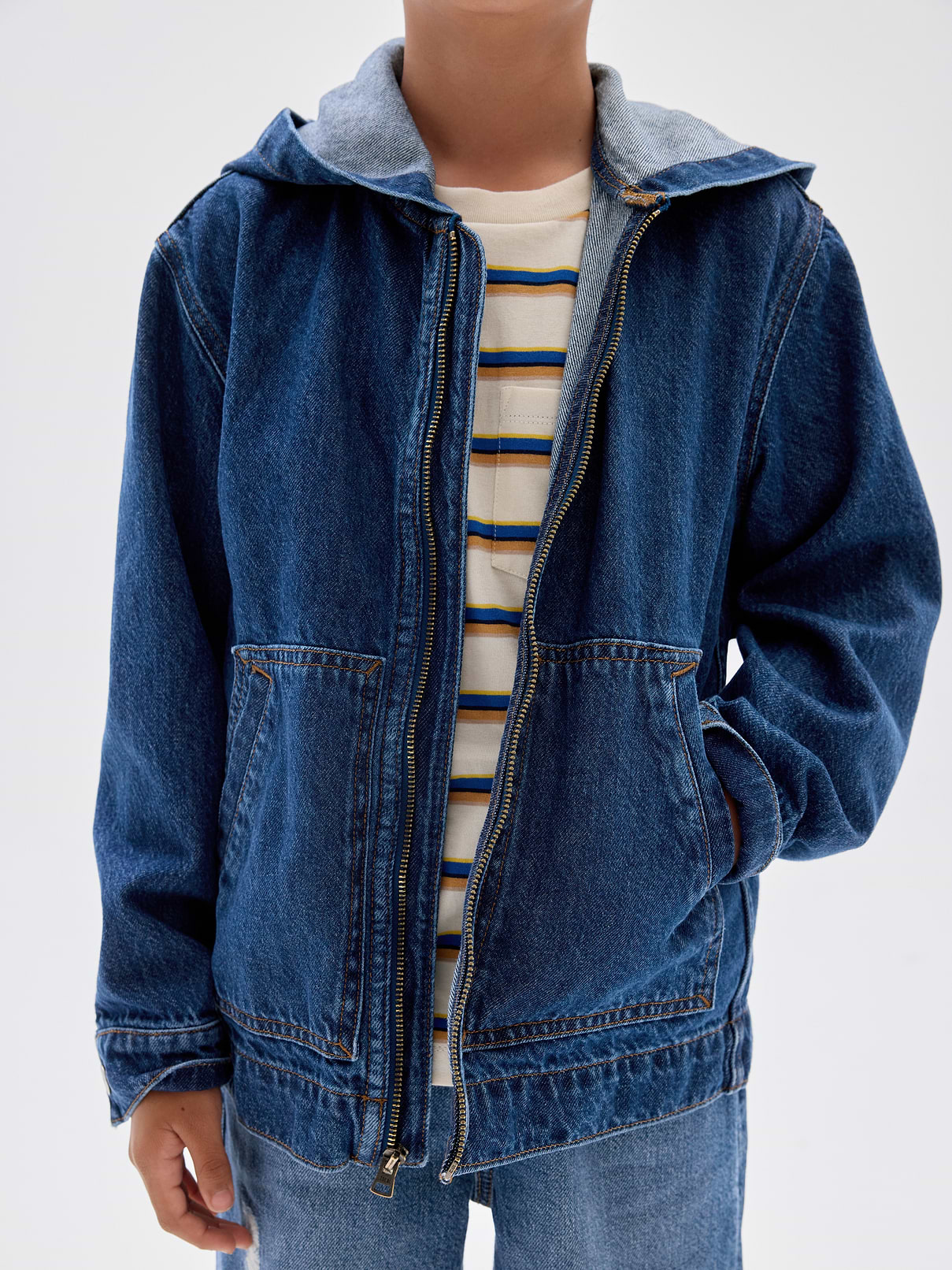 Kids Denim Utility Jacket | Gap Factory