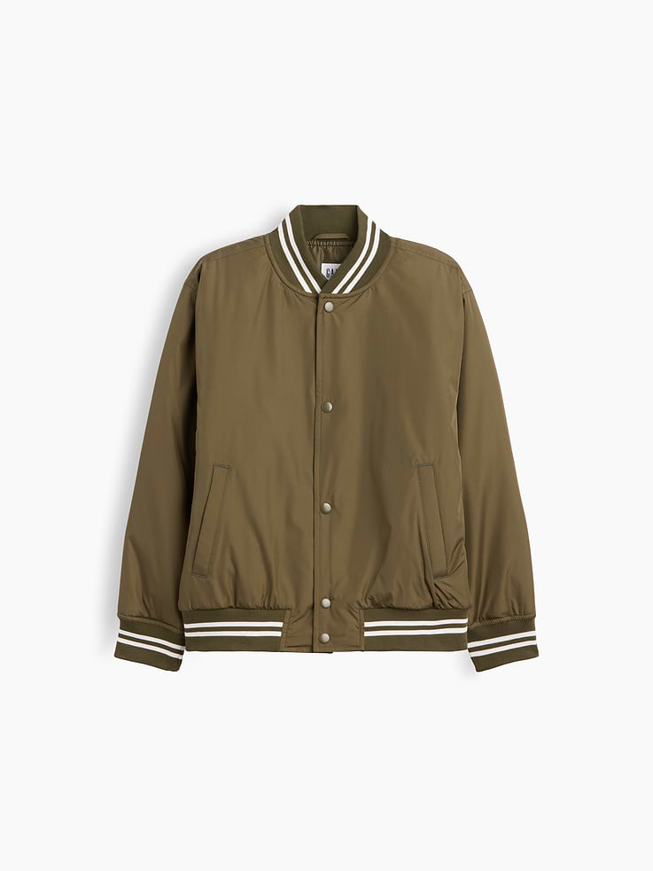 Image 2 of 4, Kids Relaxed Varsity Jacket