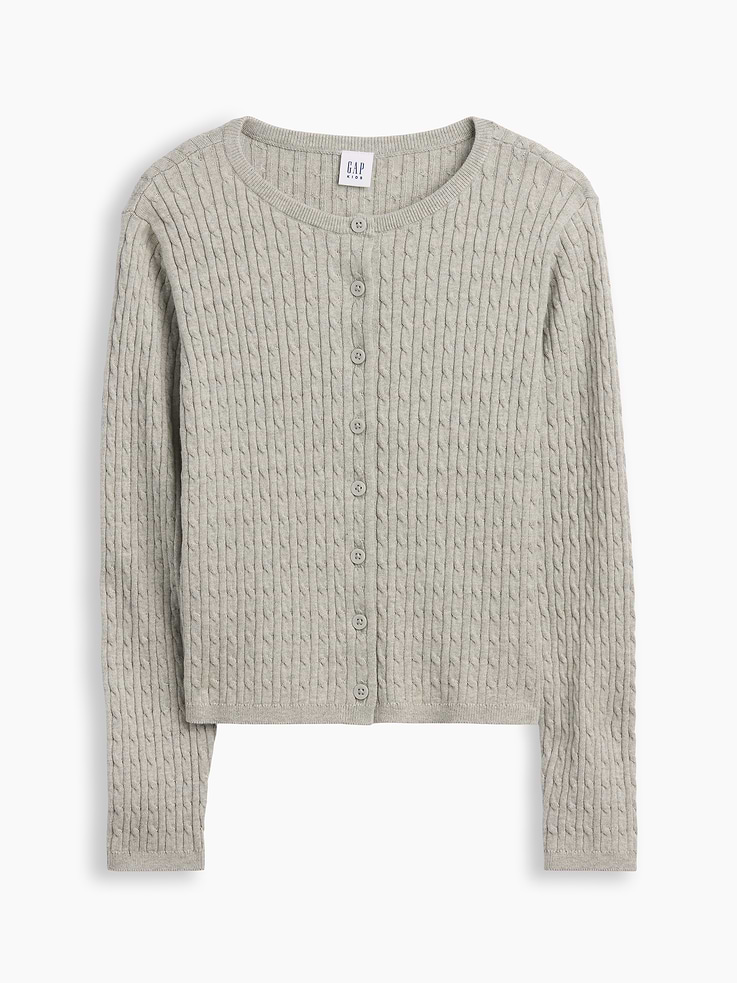Image 2 of 4, Kids Cable-Knit Cardigan