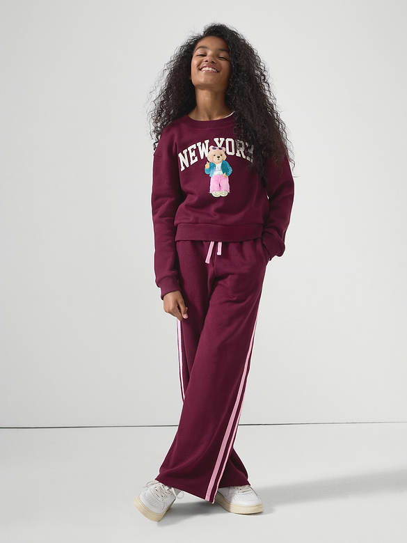 Kids Relaxed Wedge Crewneck Sweatshirt