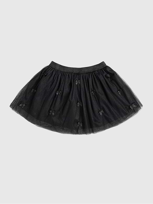 Sweet Wink Onyx Bow Tutu Skirt
