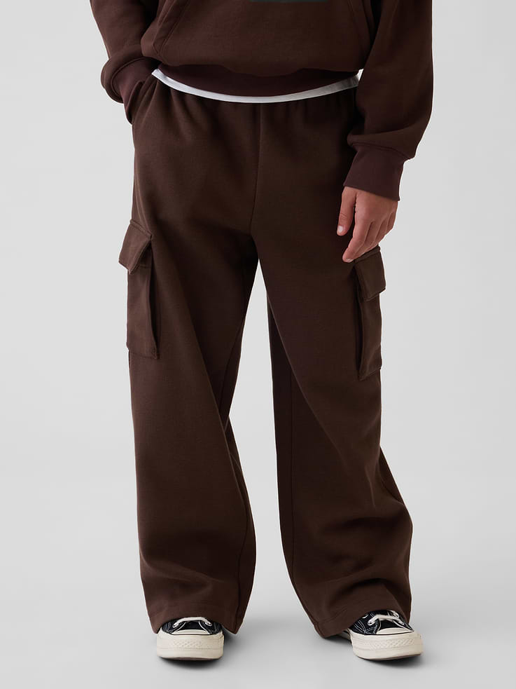 Image number 2 showing, Kids VintageSoft Baggy Cargo Sweatpants