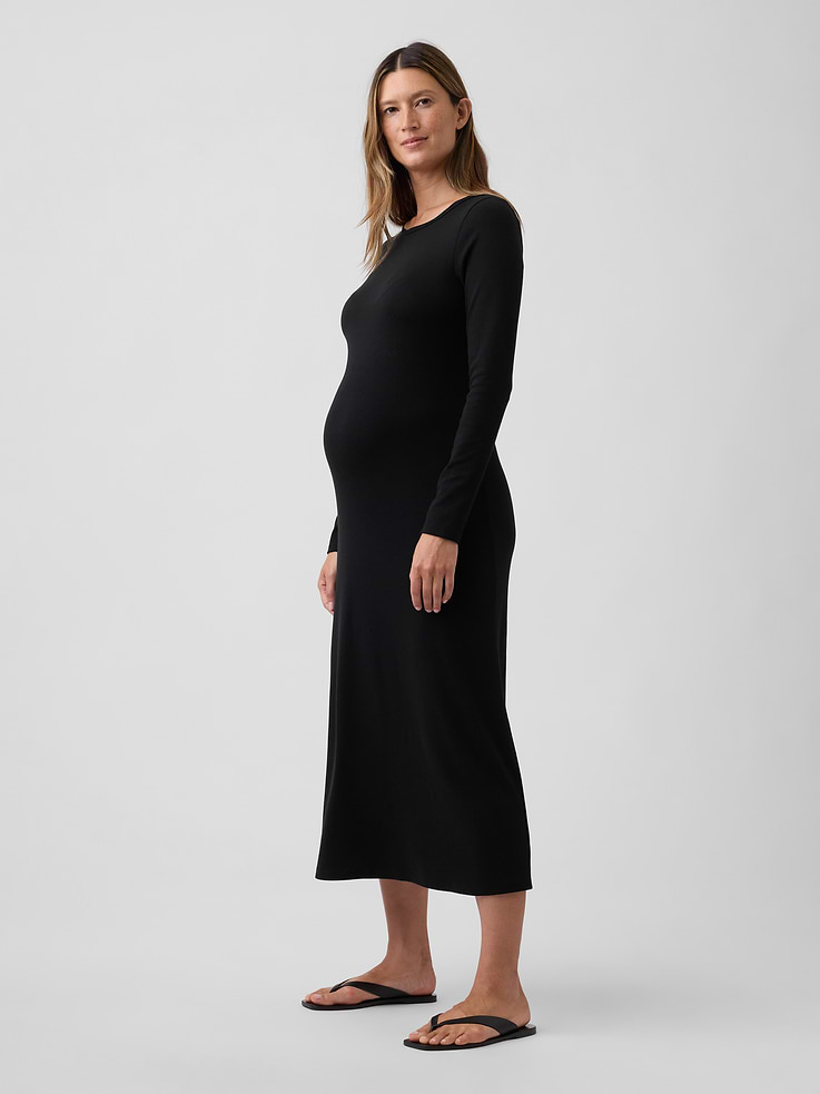 Image number 1 showing, Maternity Modern T-Shirt Dress