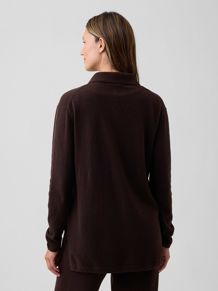 Image number 2 showing, Maternity CashSoft Polo Cardigan