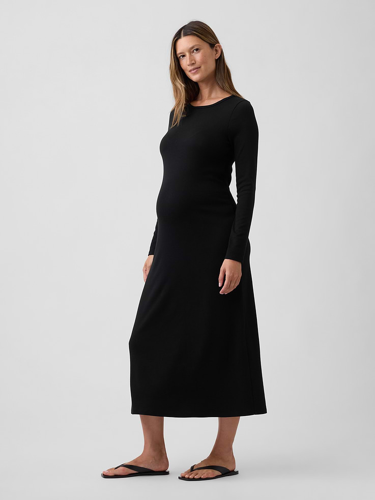Image number 3 showing, Maternity Modern T-Shirt Dress