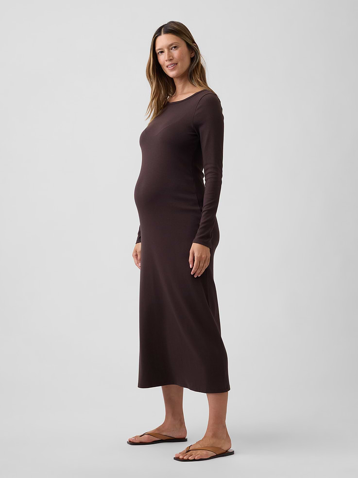 Image number 3 showing, Maternity Modern T-Shirt Dress