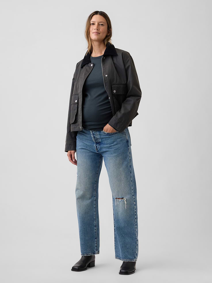 Image number 3 showing, Maternity Modern Crewneck T-Shirt