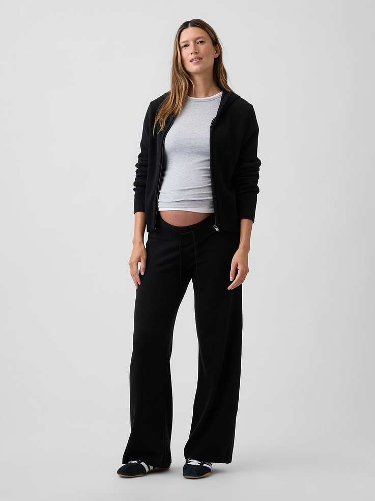 Image number 1 showing, Maternity CashSoft Sweater Pants