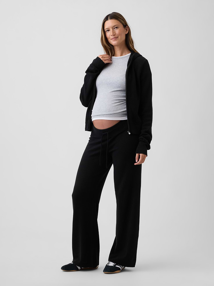Image number 3 showing, Maternity CashSoft Sweater Pants