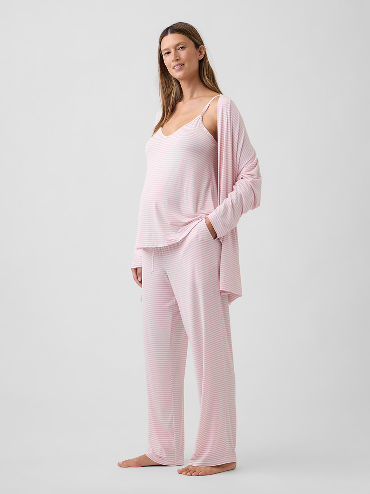 Image number 3 showing, Maternity Softest Modal 3-Piece Set