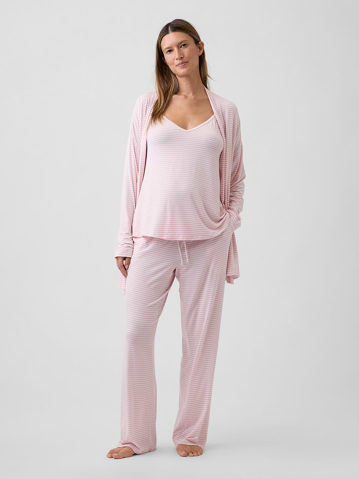 Image number 1 showing, Maternity Softest Modal 3-Piece Set