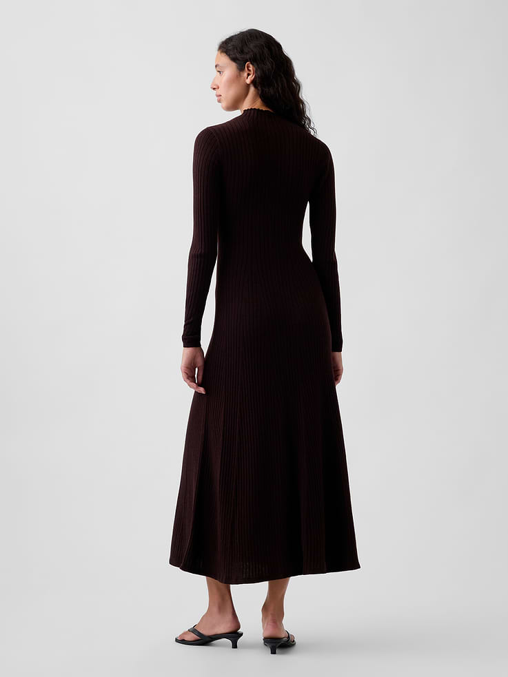 Image 2 of 5, Lightweight CashSoft Rib Sweater Maxi Dress