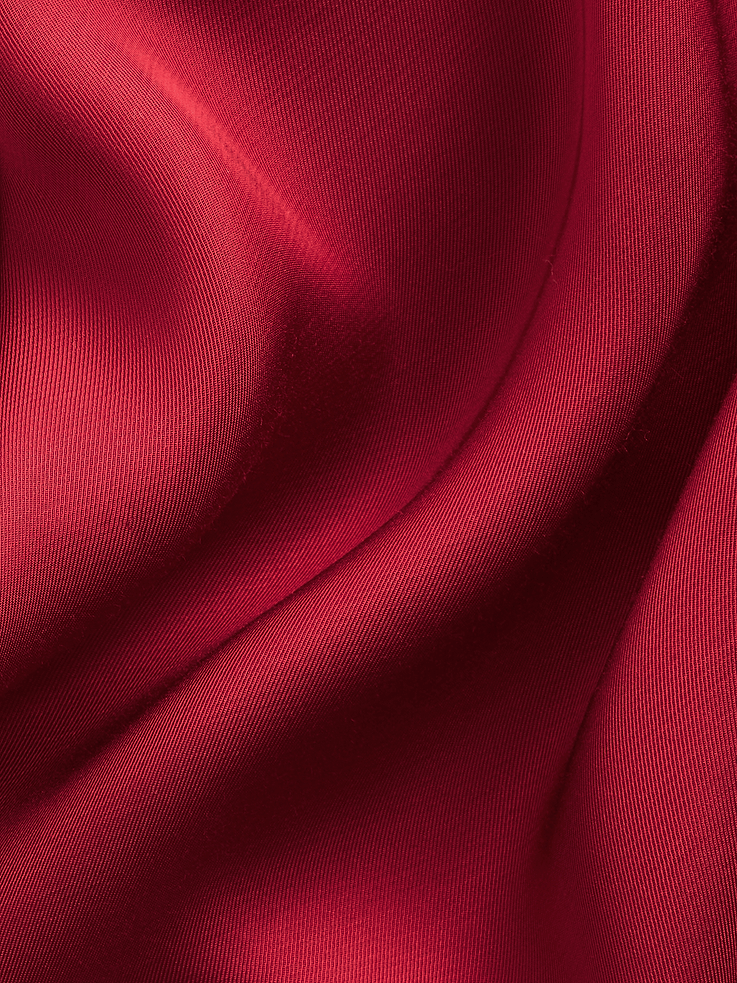 Image 4 of 5, Satin Bias-Cut Skirt