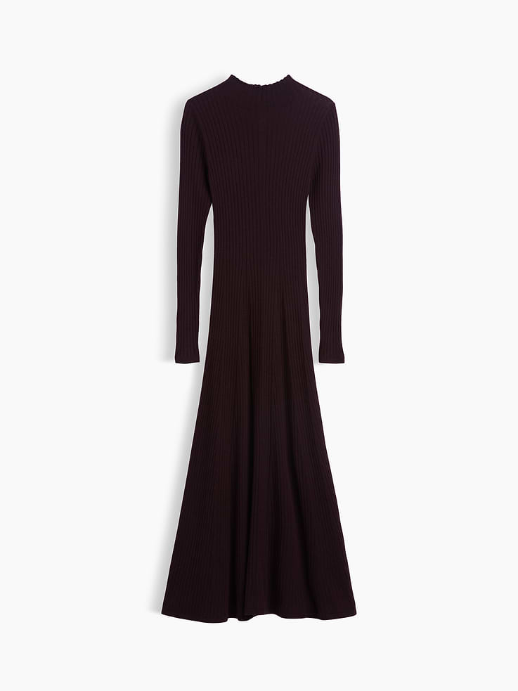 Image 5 of 5, Lightweight CashSoft Rib Sweater Maxi Dress
