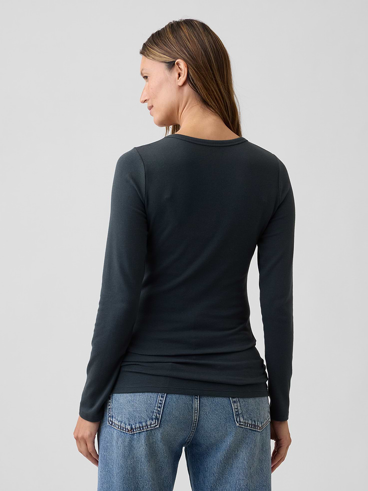 Image number 2 showing, Maternity Modern Crewneck T-Shirt