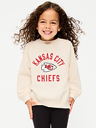 Image number 1 showing, Kansas City Chiefs Crew-Neck Sweatshirt for Toddler Girls