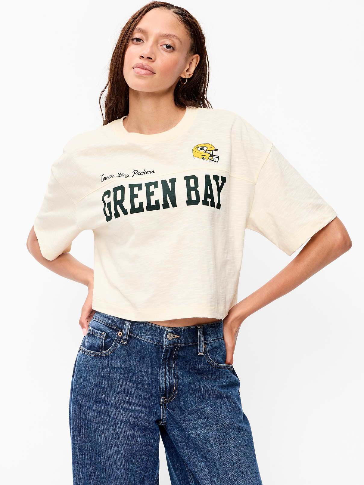 Image number 1 showing, Green Bay Packers Vintage Oversized T-Shirt for Women