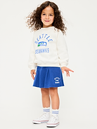 Image number 1 showing, Seattle Seahawks French Terry Pleated Skort for Toddler Girls