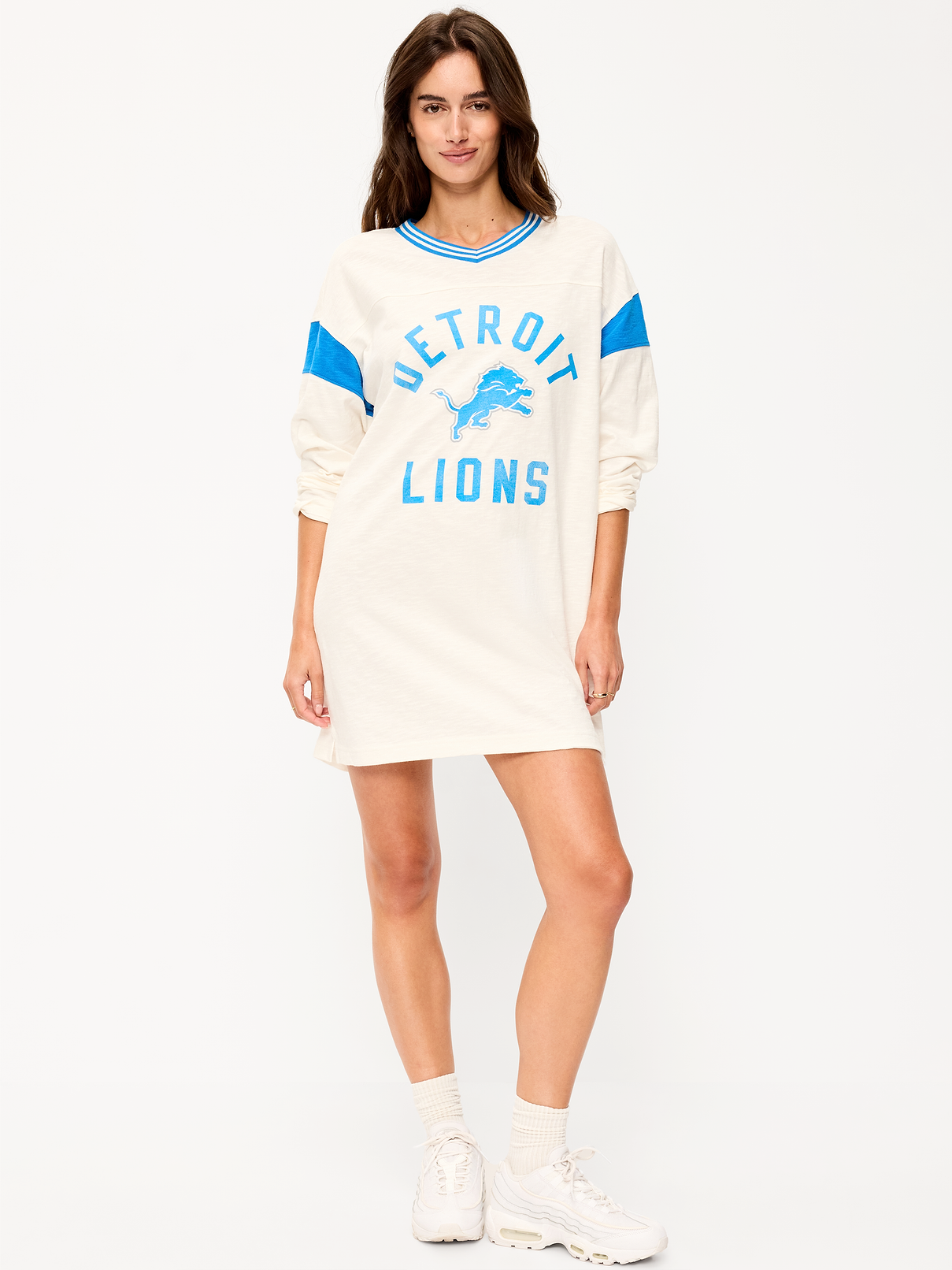Image number 1 showing, Detroit Lions Oversized Mini Football Dress for Women