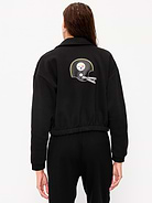 Image number 2 showing, Pittsburgh Steelers Oversized Fleece Bomber Jacket for Women