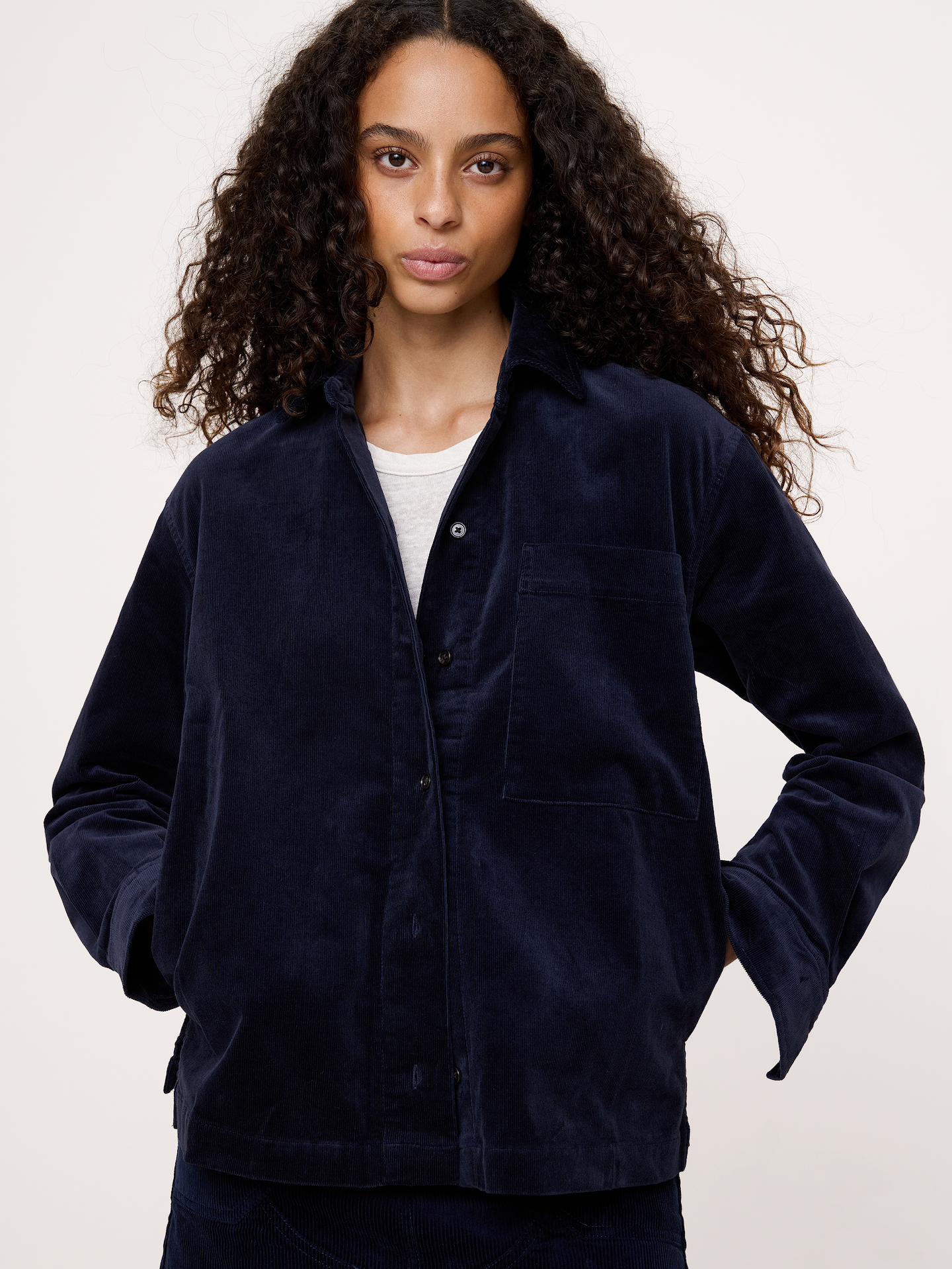 Image number 5 showing, Oversized Stretch-Cotton Utility Shirt