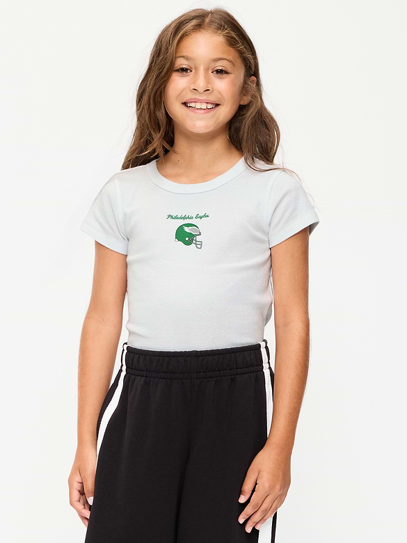 Philadelphia Eagles Fitted Graphic T-Shirt for Girls