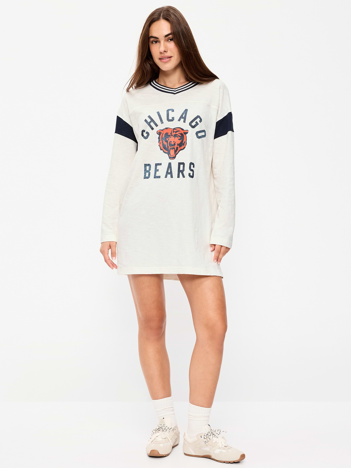 Image number 1 showing, Chicago Bears Oversized Mini Football Dress for Women