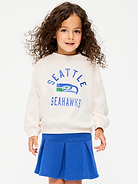Image number 1 showing, Seattle Seahawks Crew-Neck Sweatshirt for Toddler Girls