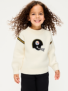 Image number 1 showing, Pittsburgh Steelers Crew-Neck Sweater for Toddler Girls