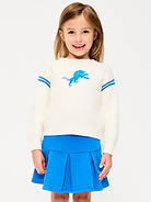 Image number 1 showing, Detroit Lions Crew-Neck Sweater for Toddler Girls