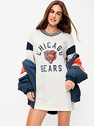 Image number 3 showing, Chicago Bears Oversized Mini Football Dress for Women