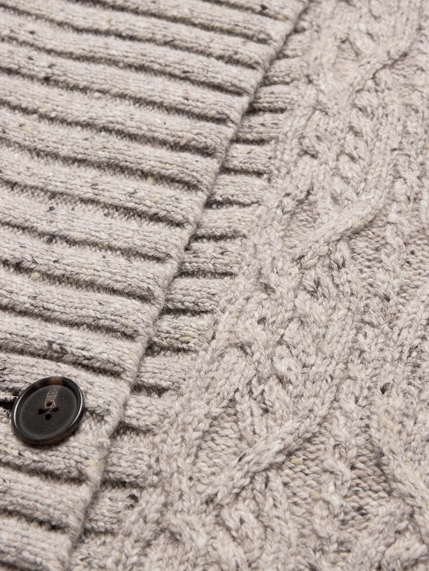 Image number 6 showing, Wool-Cotton Cable-Knit Sweater Vest