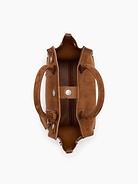 Image number 7 showing, Small Vegan Suede Five Pocket Tote