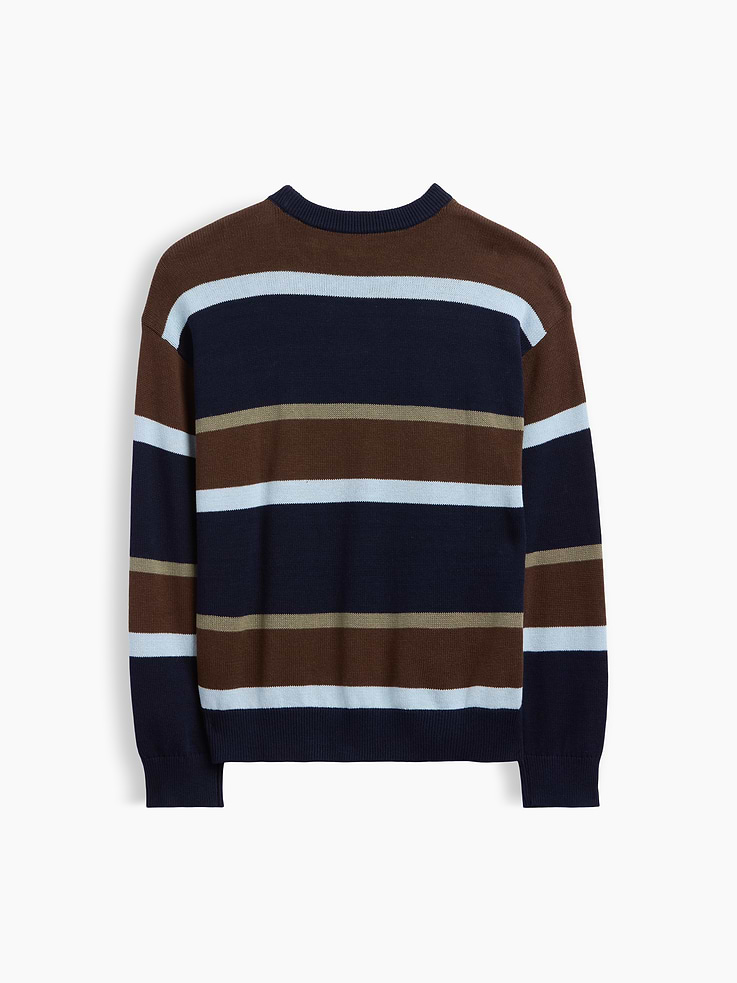 Image 4 of 4, Kids Relaxed Textured Crewneck Sweater