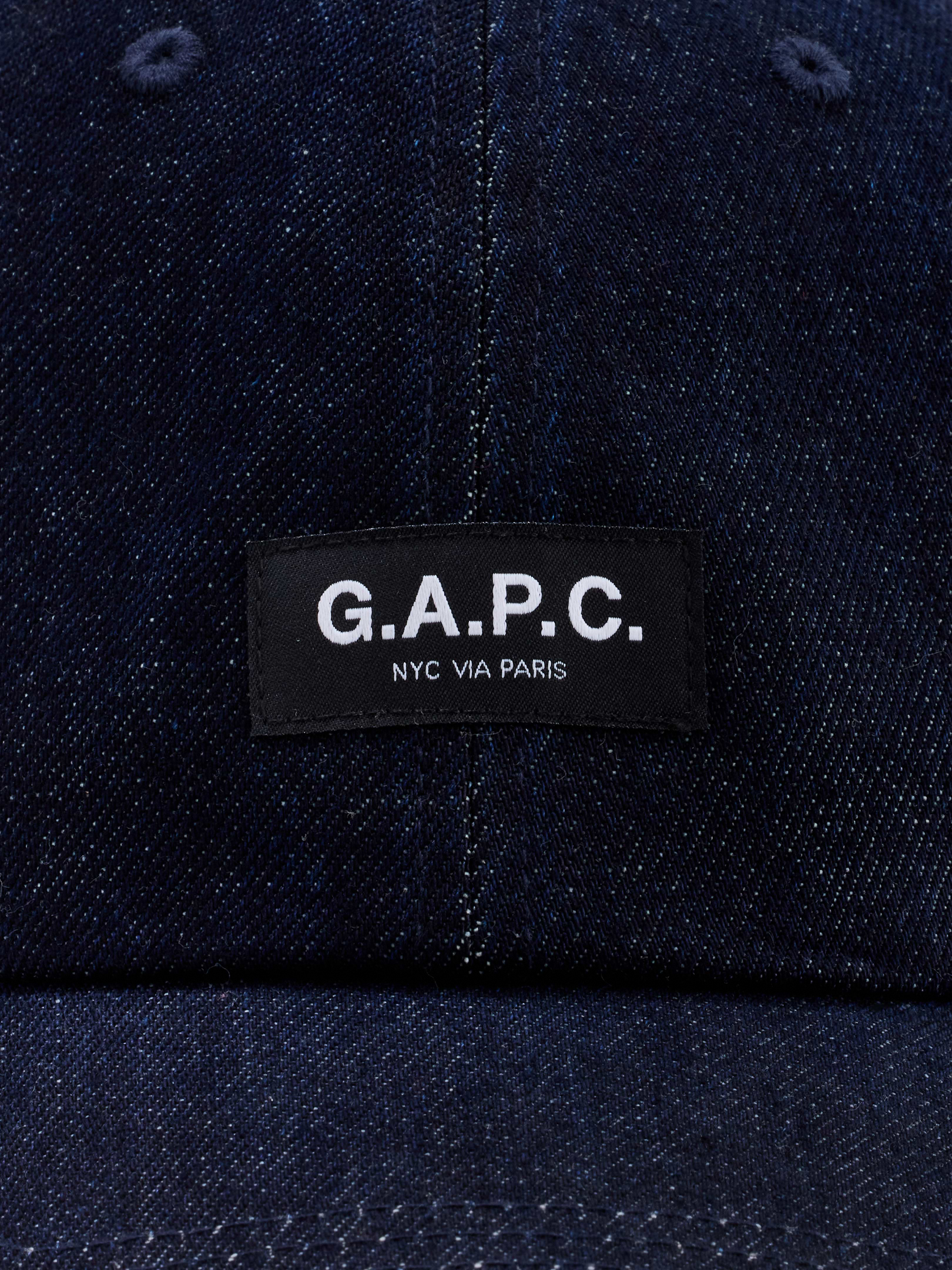 Image number 2 showing, Gap × A.P.C. Logo Denim Baseball Hat
