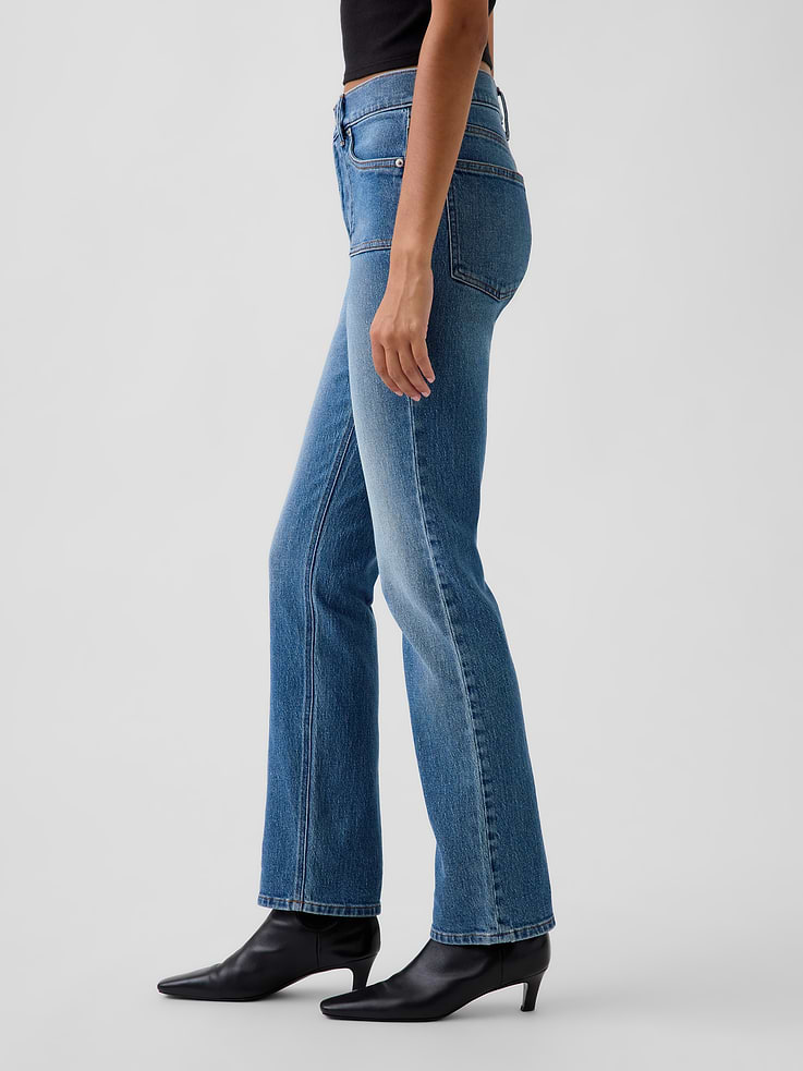 Image 3 of 6, High Rise '90s Slim Straight Jeans