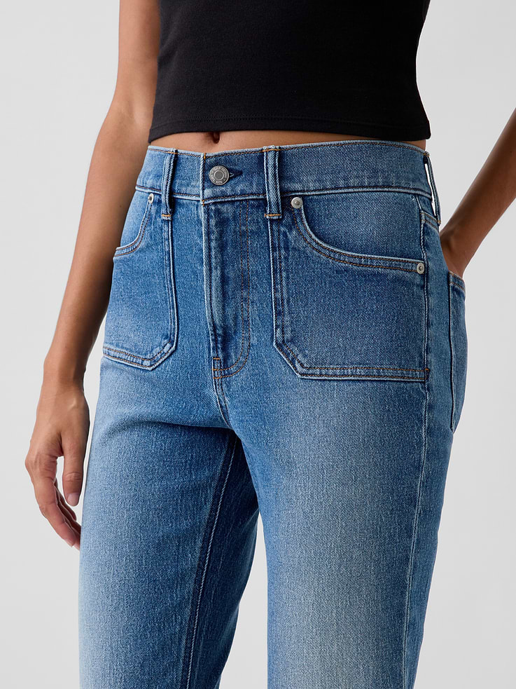 Image 5 of 6, High Rise '90s Slim Straight Jeans