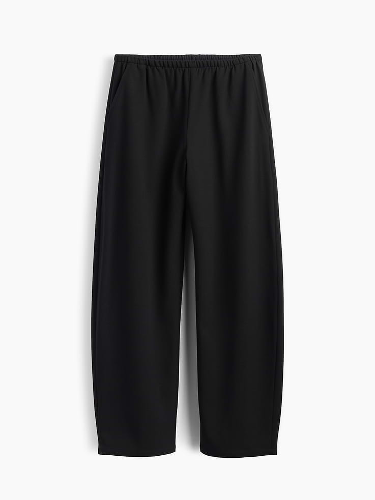 Image 6 of 6, Mid Rise Easy Barrel Ankle Pants