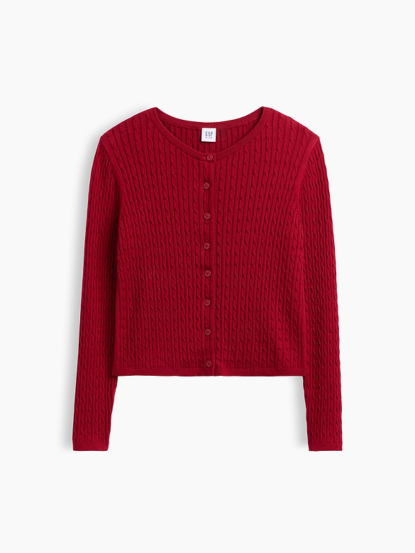 Kids Cable-Knit Cardigan