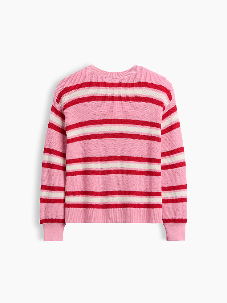 Image 3 of 3, Kids Relaxed Intarsia Sweater