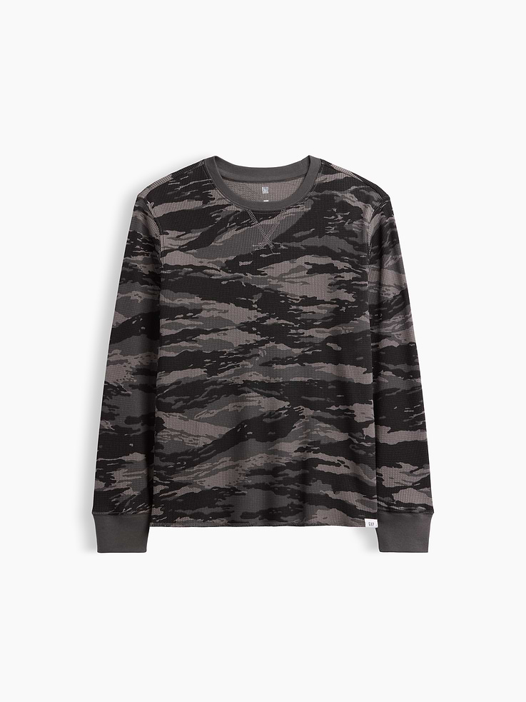 Image number 1 showing, Kids Waffle-Knit Crewneck T-Shirt